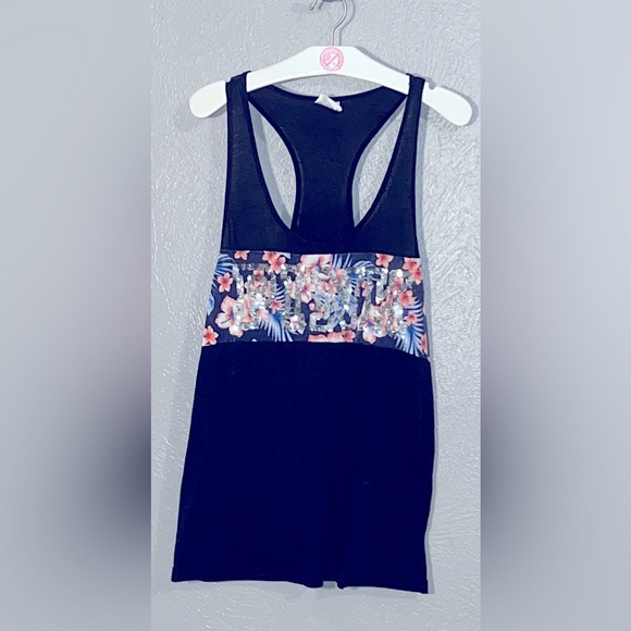 PINK Victoria's Secret Tops - Victoria’s Secret PINK- *BLING* tropical tank